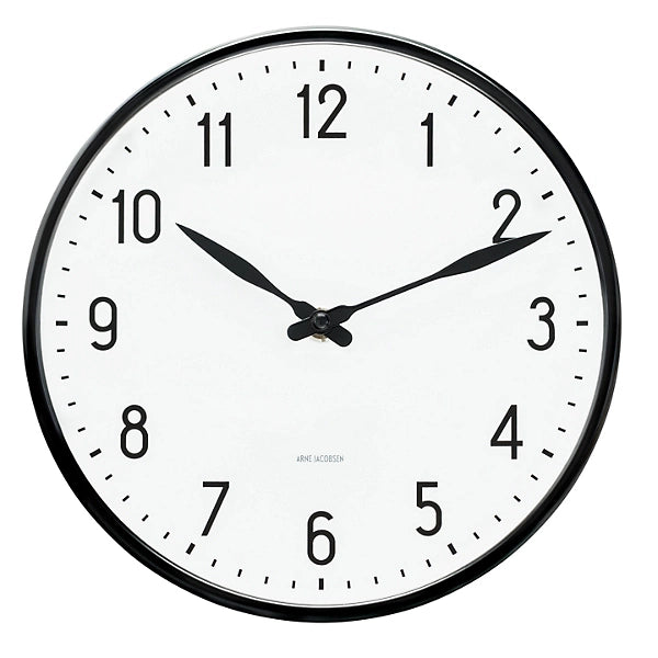 Arne Jacobsen Station Wall Clock, 8.3"