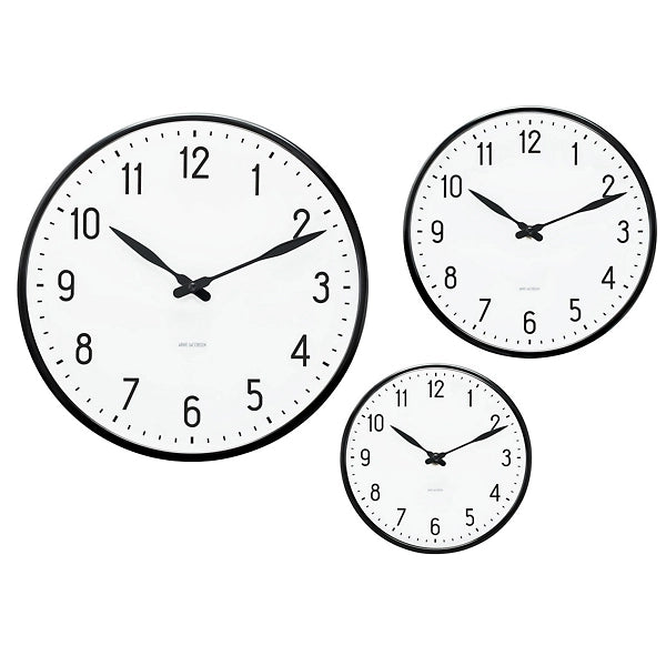 Arne Jacobsen Station Wall Clock, 8.3"