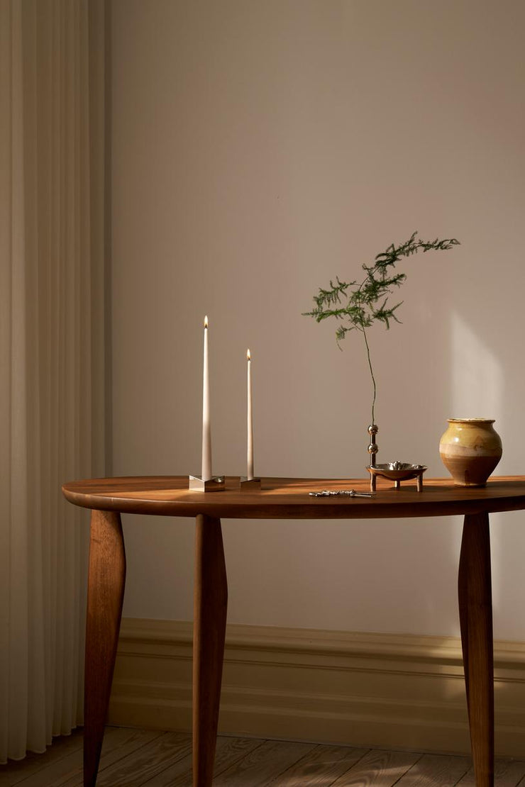 STOFF Nagel Large Taper Candles by Ester & Erik, Off White, Set of 4