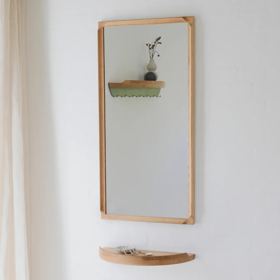Aakjaer Arcus Mirror, Natural Oil Oak
