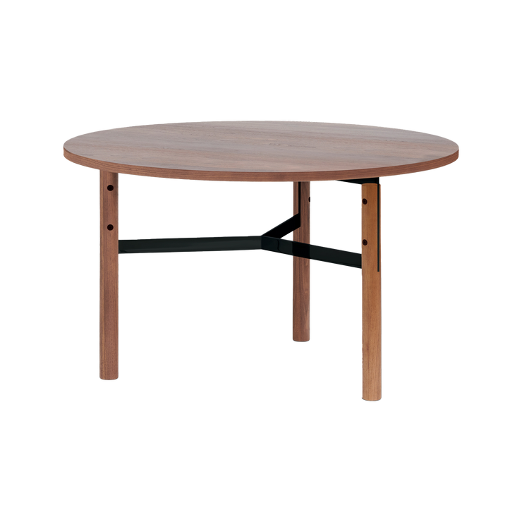 Møbel Copenhagen BEAM Table, Black Frame, Ø125