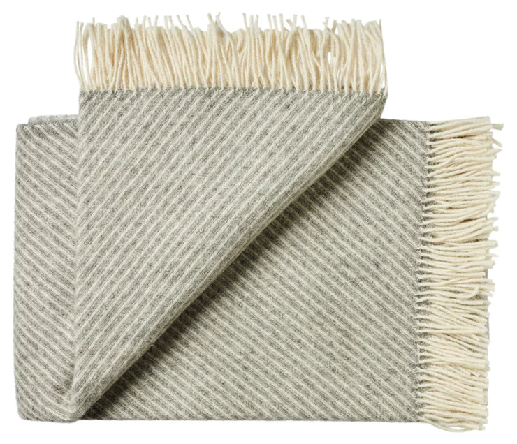 Silkeborg Uldspinderi Bornholm Throw - Nordic Grey