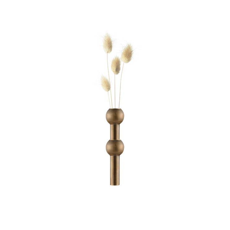 STOFF Nagel Vase, Bronzed Brass