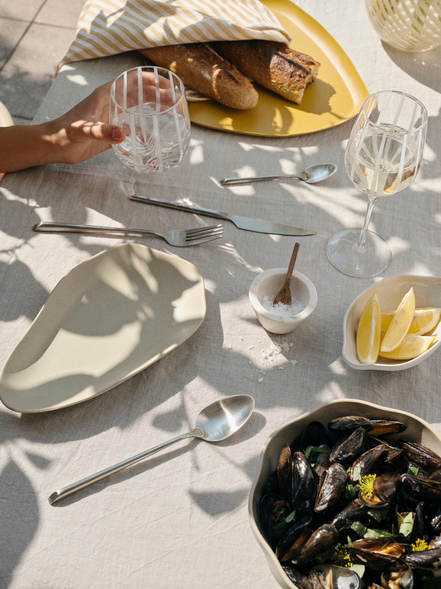 Broste Sletten Long Spoon, Set of 4