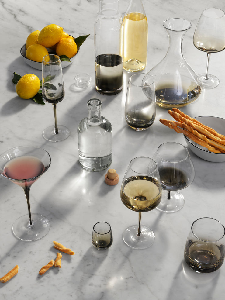 Broste Brandy Glass 'SMOKE', Set of 4
