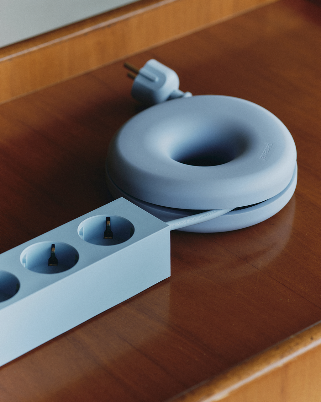 Pedestal Cable Bagel - Powder Blue
