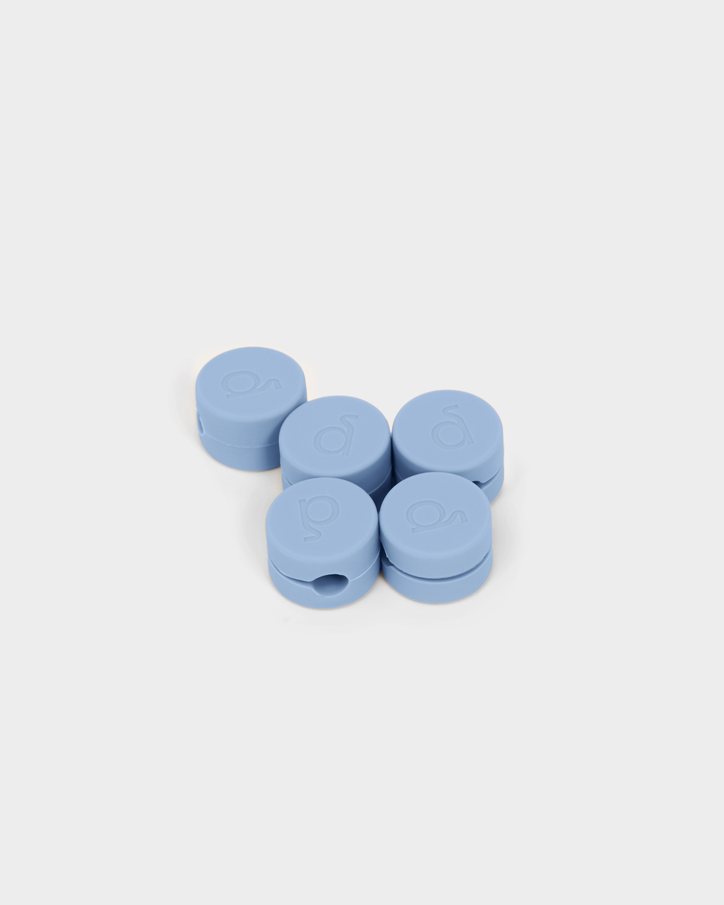 Pedestal Cable Clips - Powder Blue