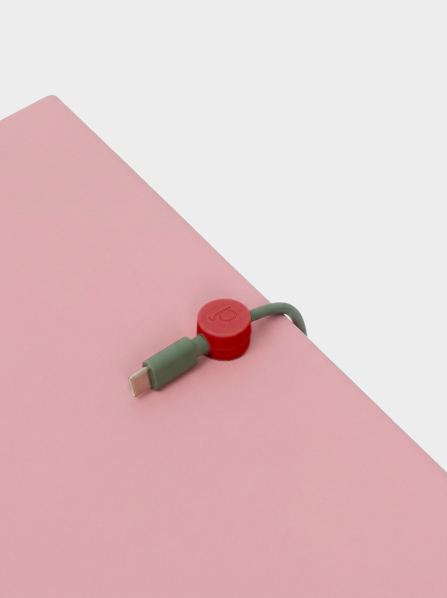 Pedestal Cable Clips - Burnin' Red