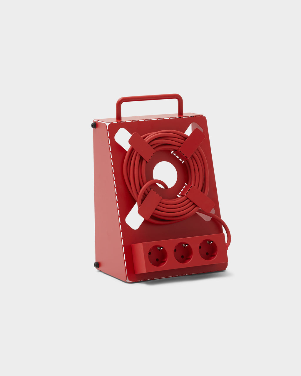 Pedestal Cable Stand - Fire Red