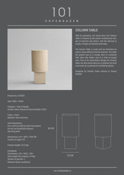 101 Copenhagen Column Table - Sand