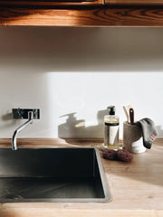 Humdakin Red/beige Terrazzo Dishwashing Holder, Small