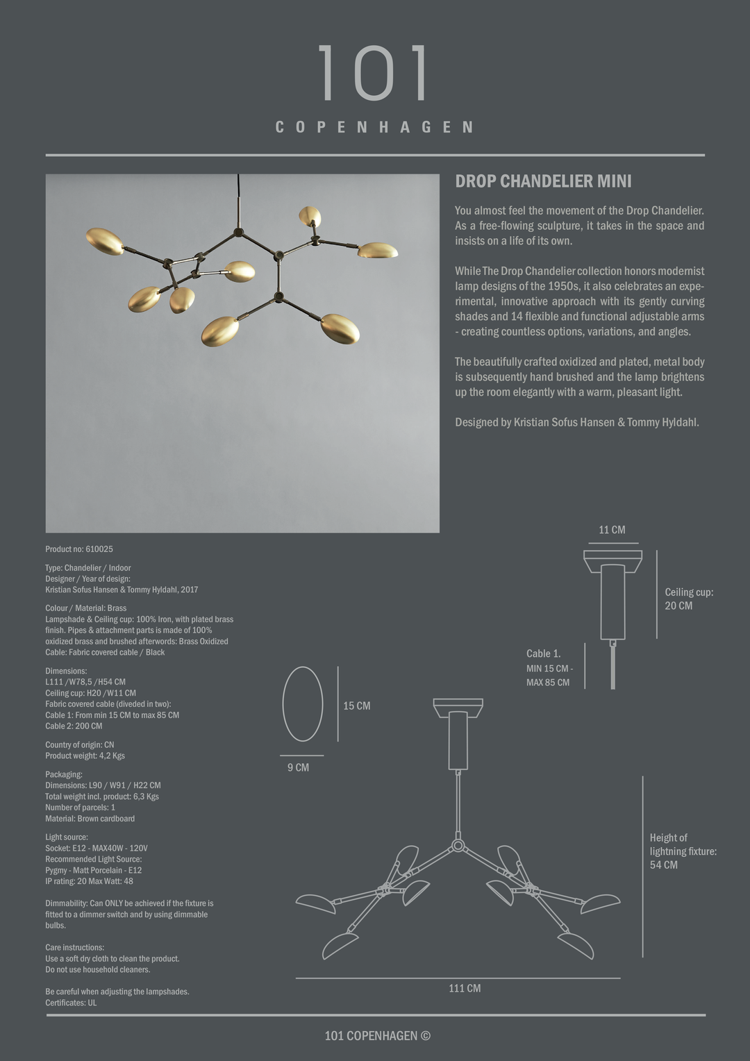 Drop chandelier mini hotsell