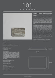 101 Copenhagen Enkei Tray Rectangular, Mini - Earth