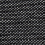 Close-up of a textured black fabric surface