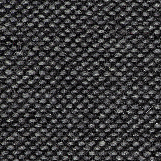 Close-up of a textured black fabric surface