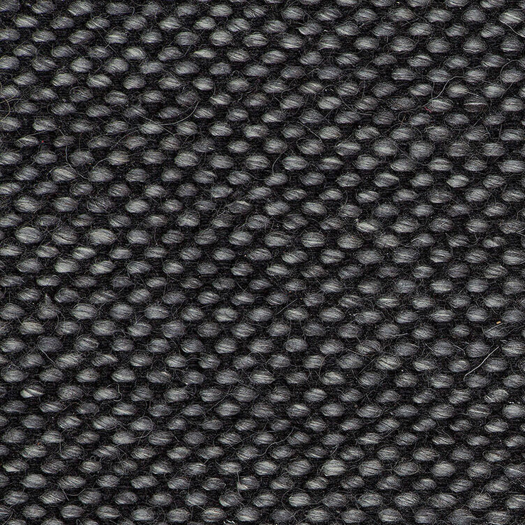 Close-up of a textured black fabric surface