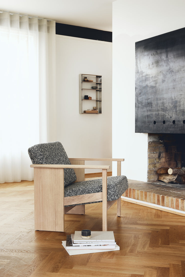 Form & Refine Block Lounge Chair, White Oak Zero - 0004