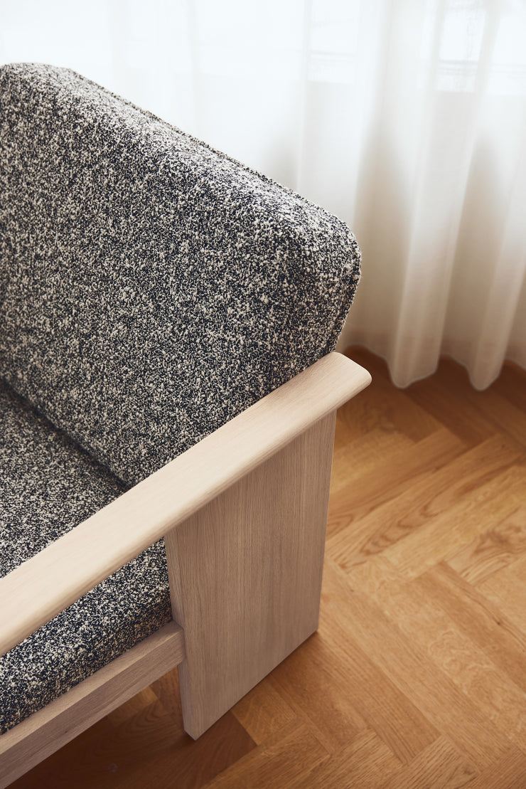 Form & Refine Block Lounge Chair, White Oak Zero - 0004