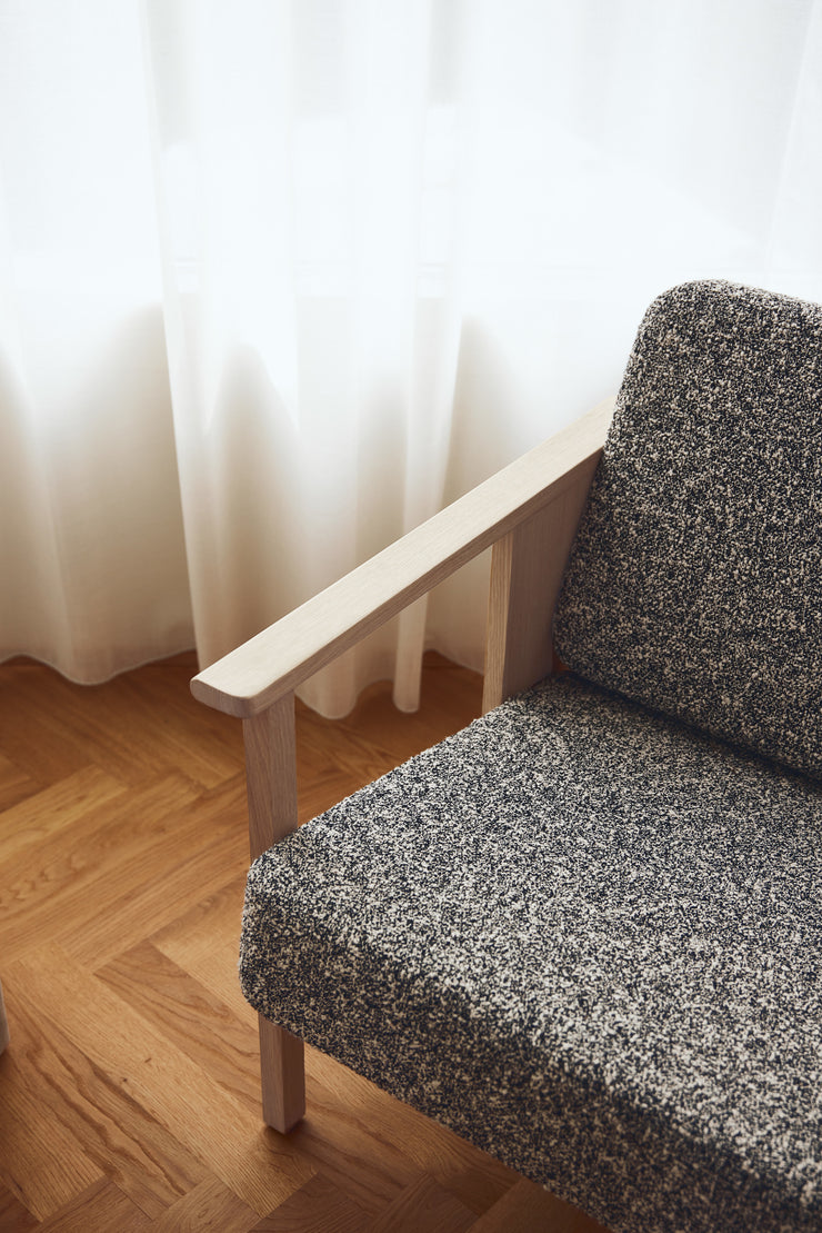 Form & Refine Block Lounge Chair, White Oak Zero - 0004