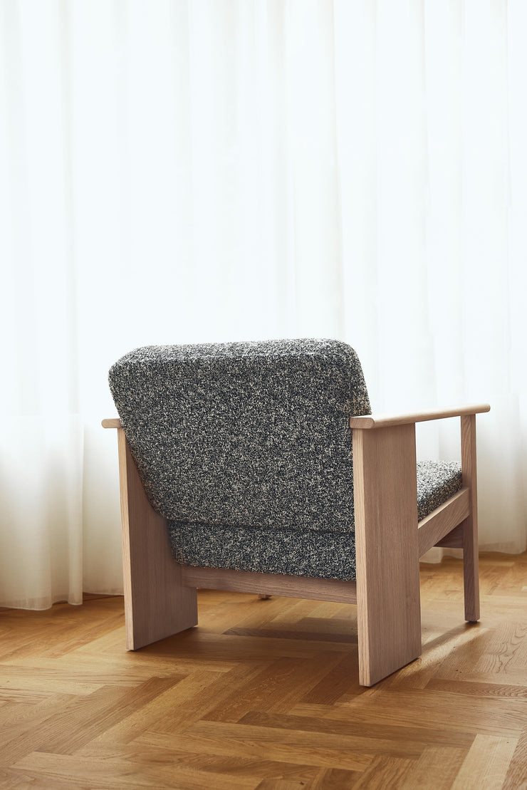 Form & Refine Block Lounge Chair, White Oak Zero - 0004
