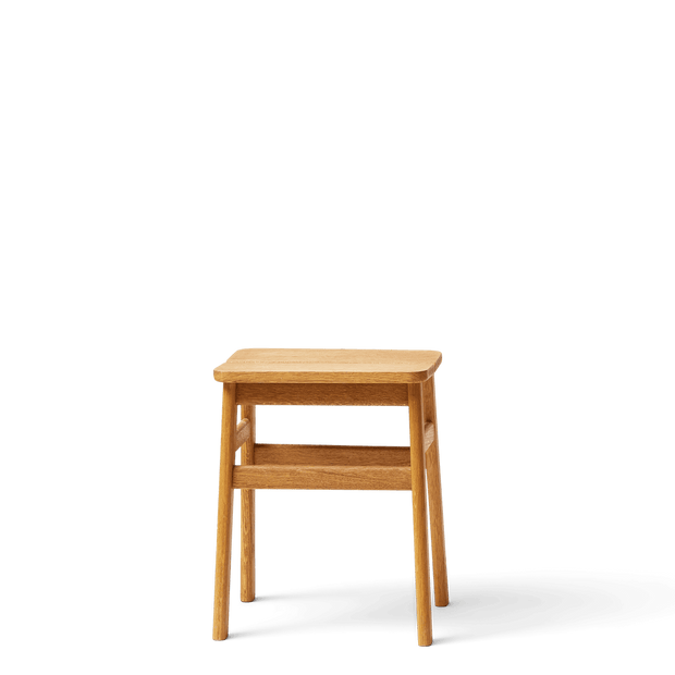 Form & Refine Angle Standard Stool 45, Oak