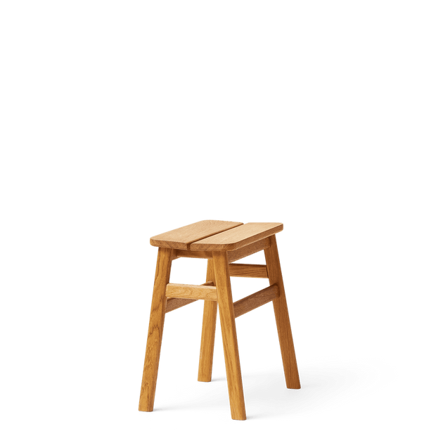Form & Refine Angle Standard Stool 45, Oak