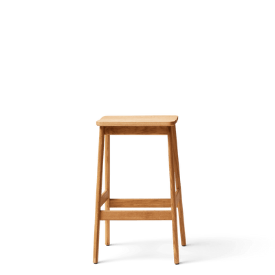 Form & Refine Angle Standard Stool 65, Oak