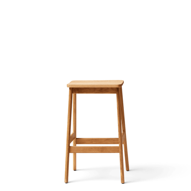 Form & Refine Angle Standard Stool 65, Oak