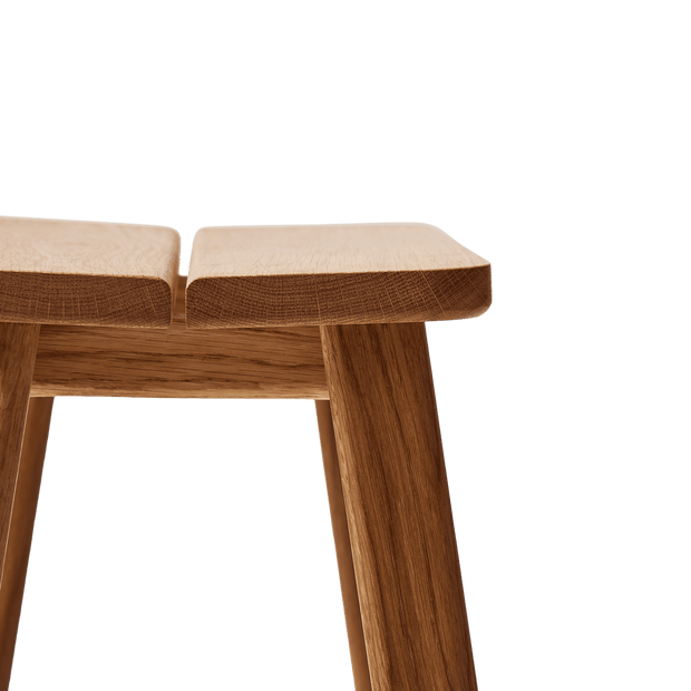 Form & Refine Angle Standard Stool 45, Oak
