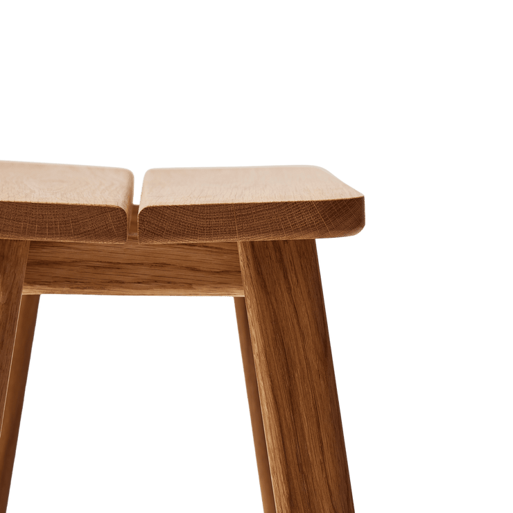 Form & Refine Angle Standard Stool 45, Oak