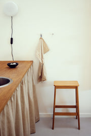 Form & Refine Angle Standard Stool 65, Oak