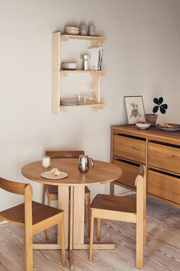 Form & Refine Beam Wall Shelf 3, Pine