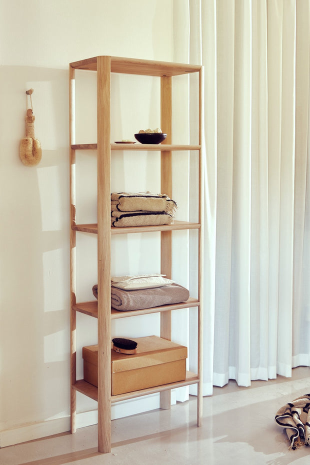Form & Refine Leaf Shelf 0.5×5, White Oak