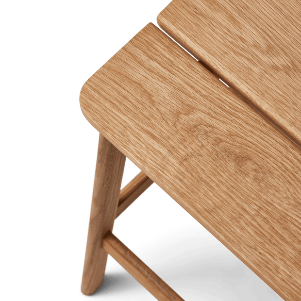 Form & Refine Angle Standard Stool 65, Oak