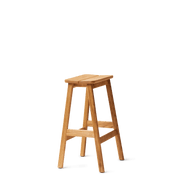 Form & Refine Angle Standard Stool 65, Oak