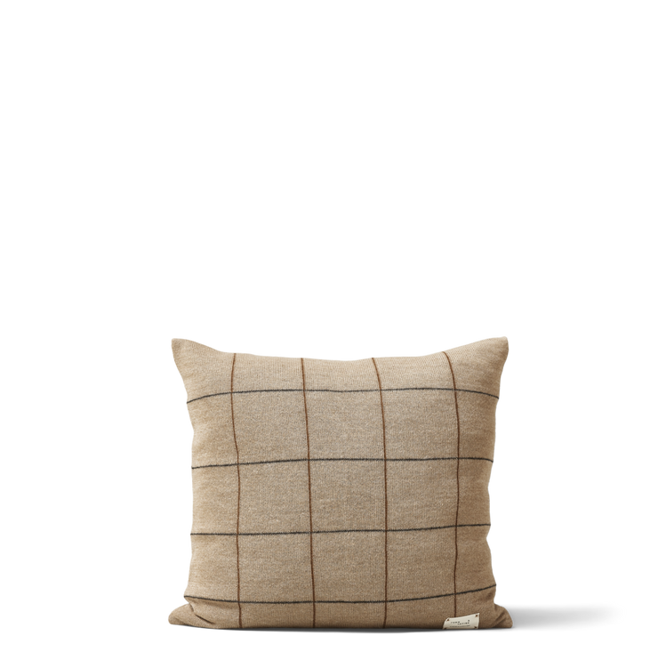 Form & Refine Aymara Cushion, New Square Brown