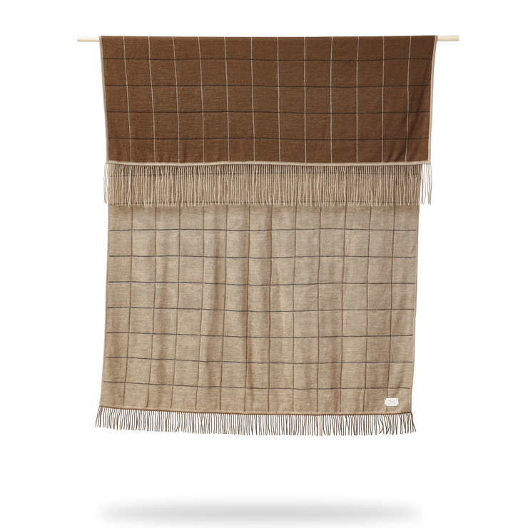Form & Refine Aymara Blanket, New Square Brown