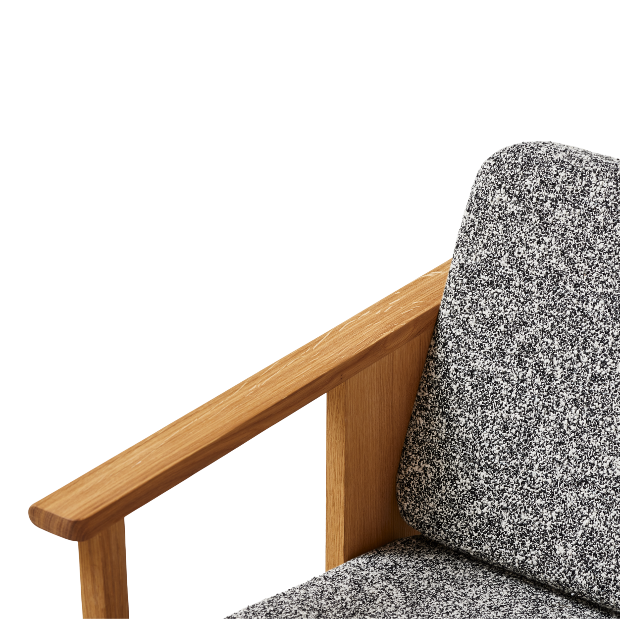 Form & Refine Block Lounge Chair, Oak Zero - 0004