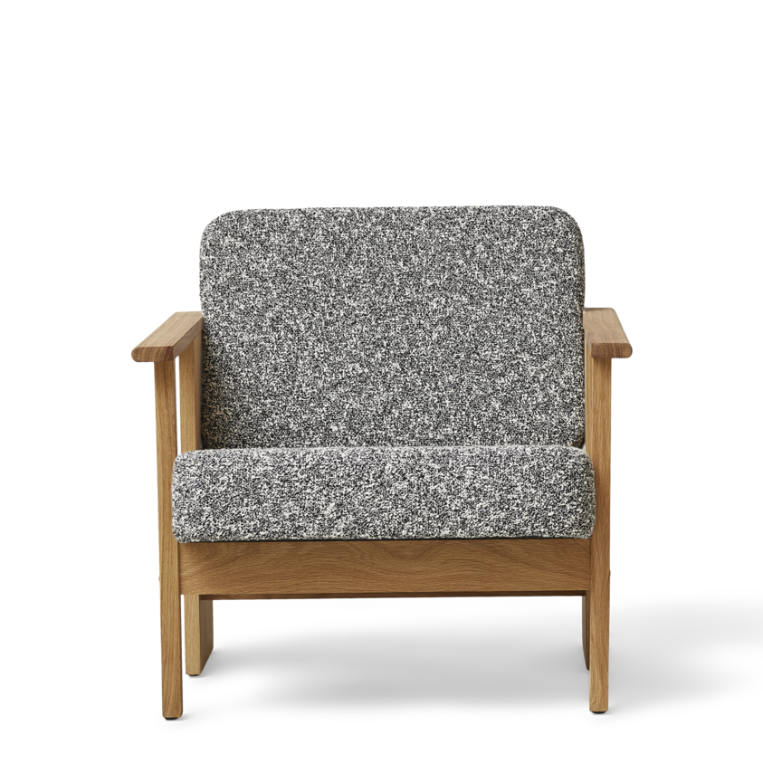 Form & Refine Block Lounge Chair, Oak Zero - 0004