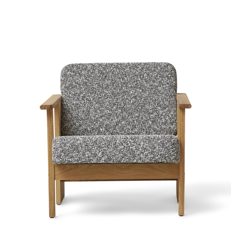 Form & Refine Block Lounge Chair, Oak Zero