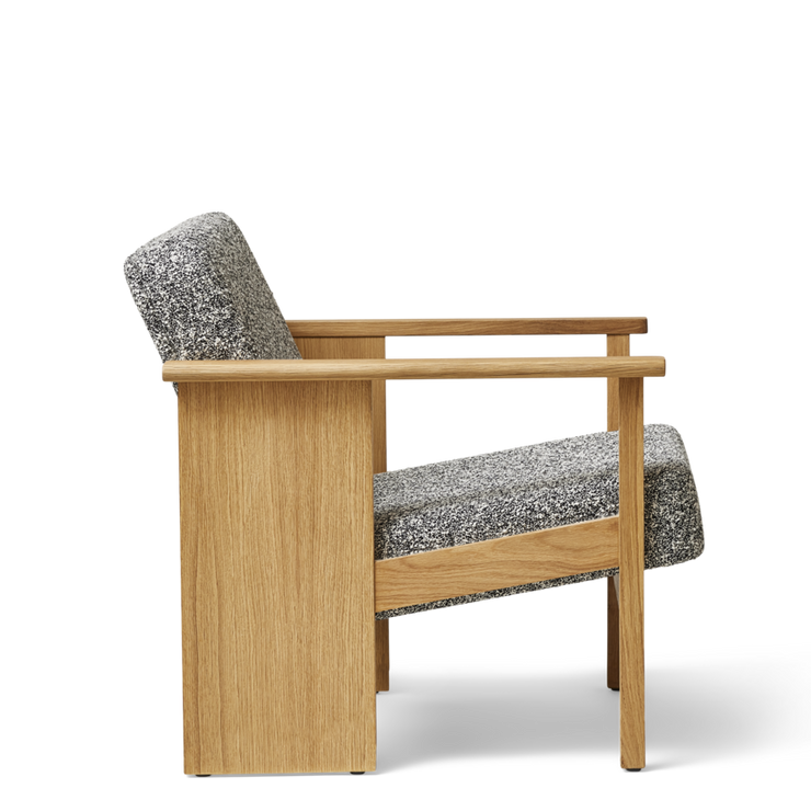 Form & Refine Block Lounge Chair, Oak Zero - 0004