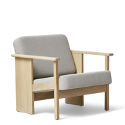 Form & Refine Block Lounge Chair, White Oak Grain