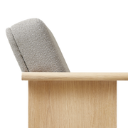 Form & Refine Block Lounge Chair, White Oak Grain