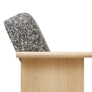 Form & Refine Block Lounge Chair, White Oak Zero
