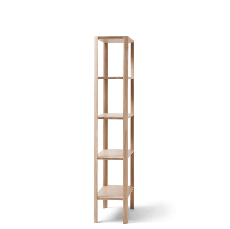 Form & Refine Leaf Shelf 0.5×5, White Oak