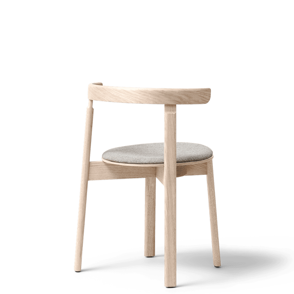 Form & Refine Lunar Chair, White Oak Hallingdal 65