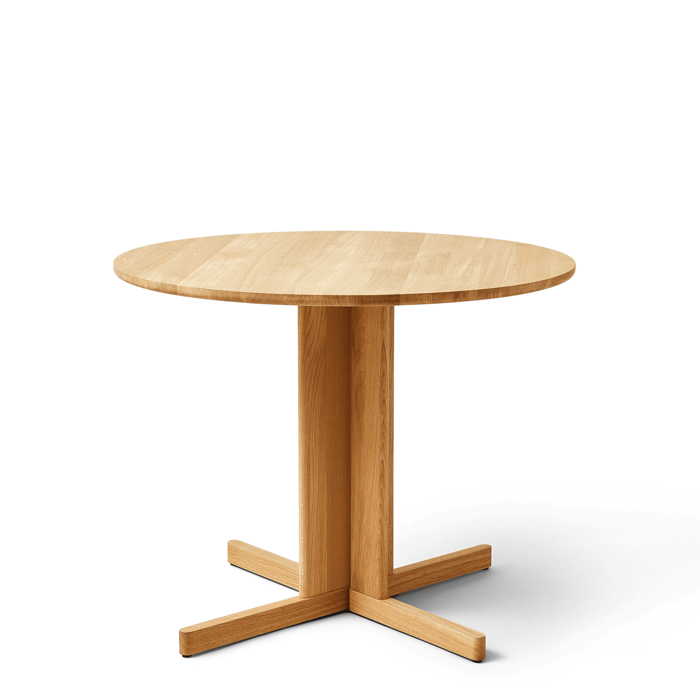 Form & Refine Trefoil Round Table Ø90, Oak