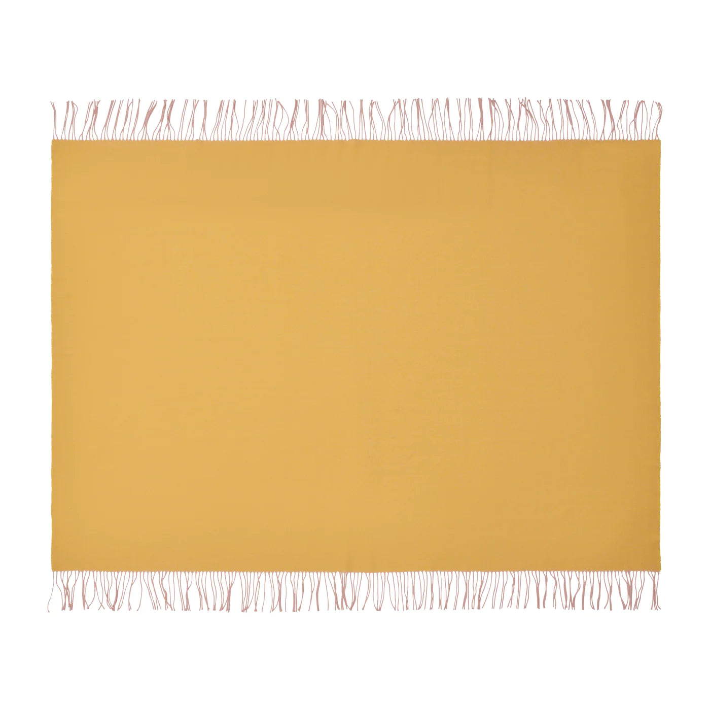 Silkeborg Uldspinderi Franja Throw - Pink/Yellow