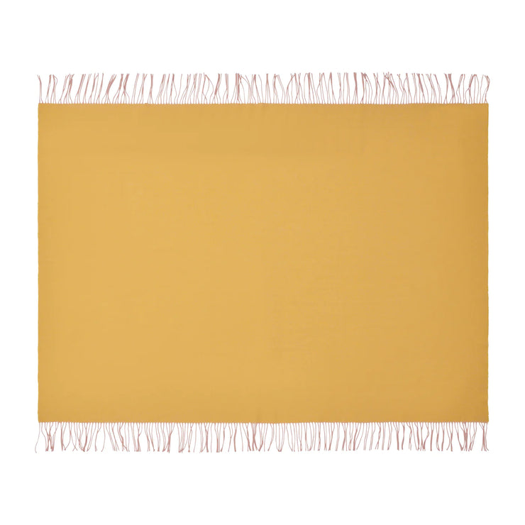 Silkeborg Uldspinderi Franja Throw - Pink/Yellow