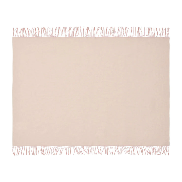 Silkeborg Uldspinderi Franja Throw - Pink/White